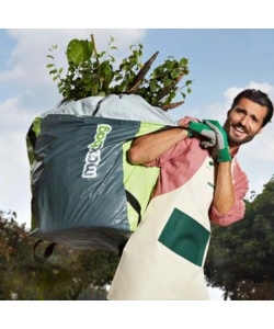 SACCO DA GIARDINO "MAXBAG" IN POLIPROPILENE 180 LITRI, 48X48X60H CM - VERDEMAX